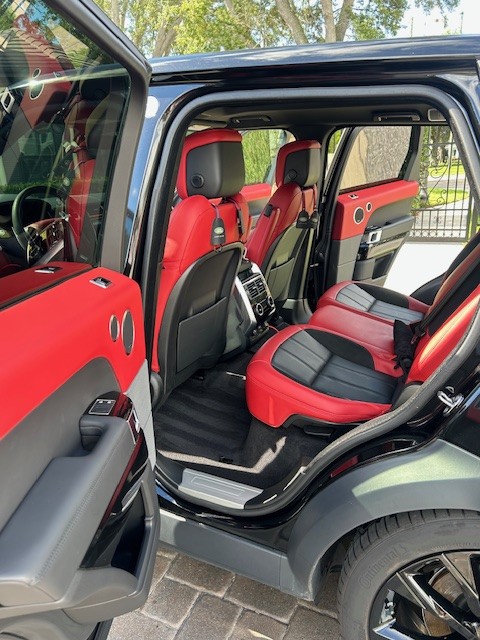 Range Rover interior detail